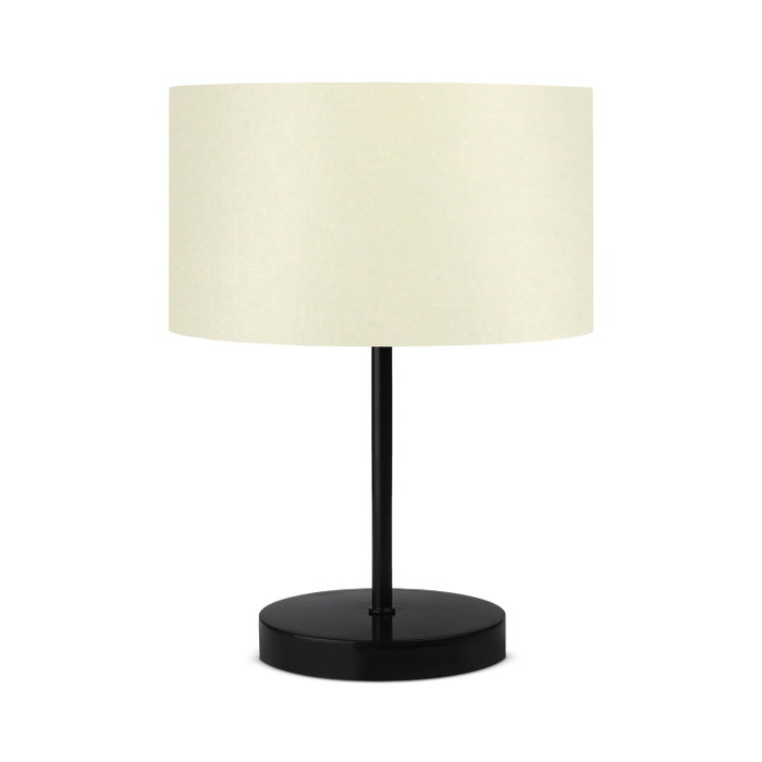 Opviq Lámpara de Mesa de Metal Crema AYD-2849